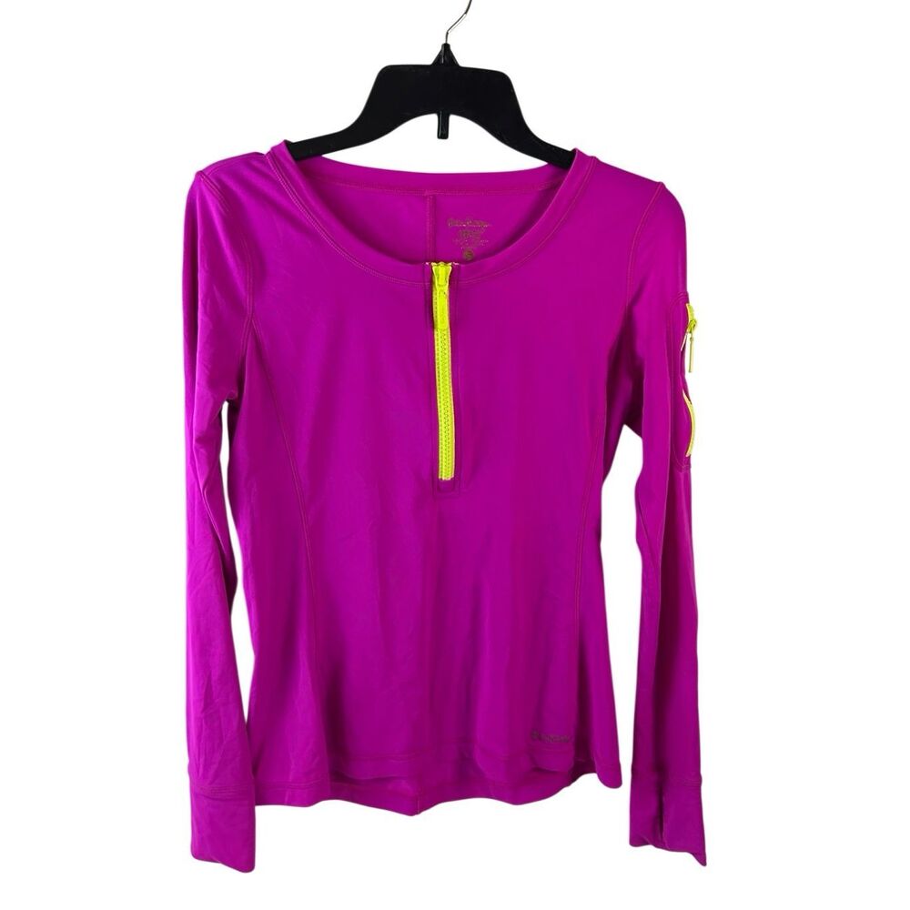 Lilly Pulitzer Luxletic active top Small S Neon Zippers